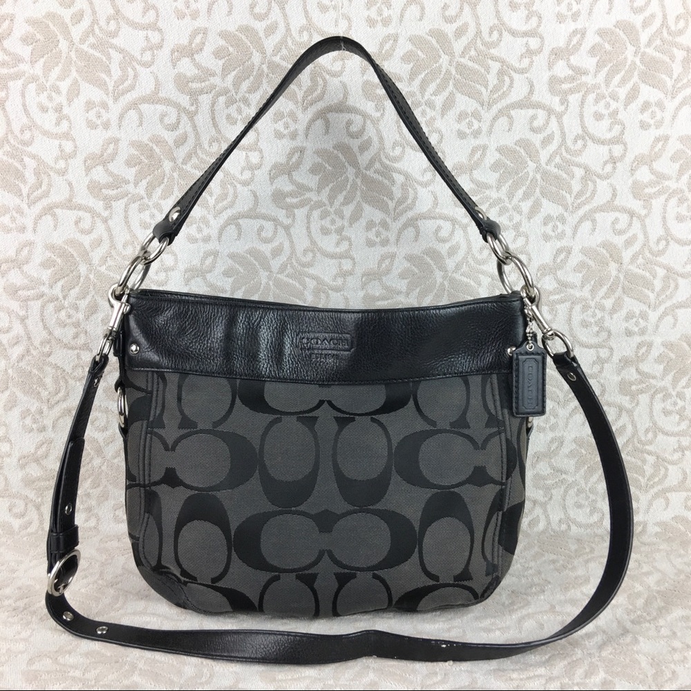 Coach Signature C Leather Upper Crossbody
